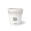 STEFANPLAST Gaia Doniczka z podstawką Ø25x25cm Biały
