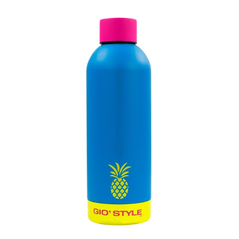 GIOSTYLE Butelka Fluo 0,75 l w różnych kolorach różowy/żółty/zielony/niebieski