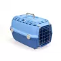 STEFANPLAST Transporter Horizon 1 z metalowymi drzwiczkami 48x32x30 cm jasnoniebieski/niebieski