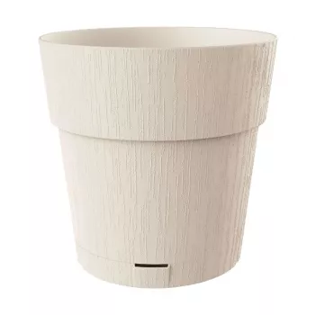 STEFANPLAST Ethica Doniczka z podstawką Ø40x39cm Biała