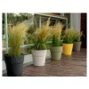 STEFANPLAST Ethica Doniczka z podstawką Ø40x39cm Biała
