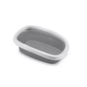 STEFANPLAST Kuweta dla kota Sprint 10 43x31x14 cm Biało-szara