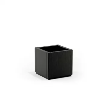 STEFANPLAST Ethica Kwadratowa Skrzynka na Kwiaty 36x36x35 cm Szary