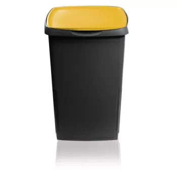 GIOSTYLE Eco Solution 45L pojemnik na odpady ciemnoszary/żółty