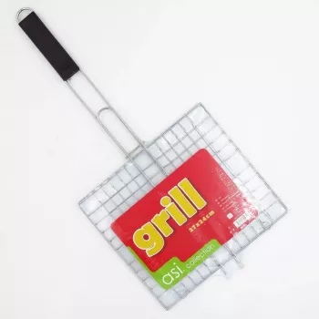 ASI COLLECTION Elektryczny grill do barbecue 27x24cm 2000W Stal nierdzewna