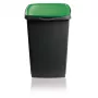 GIOSTYLE Pojemnik na odpady Eco Solution 45L 37x36x53,5cm Ciemnoszary/Zielony