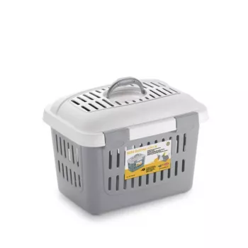 STEFANPLAST Transporter Midi Gulliver 45x33x33cm Biało-Szary