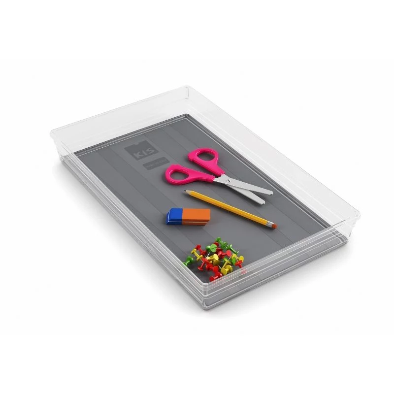 KIS Box Sistemo Organizer 9 39 x 24 x 5 cm Przezroczysty/Jasnoszary
