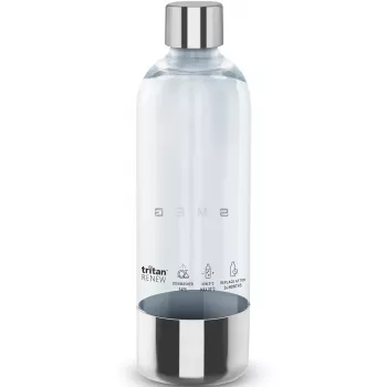 SMEG SKSB01 Butelka zapasowa do saturatora SKC01, 1 litr, tworzywo PET, przezroczysta