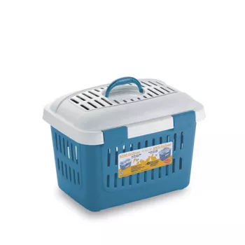 STEFANPLAST Transporter Midi Gulliver 45x33x33cm Biały/Niebieski
