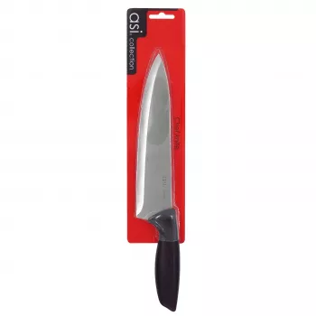 Nóż szefa kuchni ASI COLLECTION 20 cm - stal nierdzewna NITRO-B, czarny uchwyt TPE