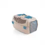 STEFANPLAST Transporter Gulliver 2 z plastikowymi drzwiami 55x36x35 cm White Travertine