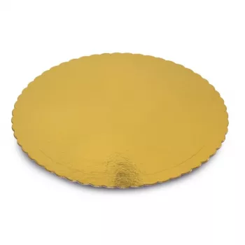 GUARDINI Easy Bake Papierowe Formy do Ciast Złote 32 cm 2 szt.