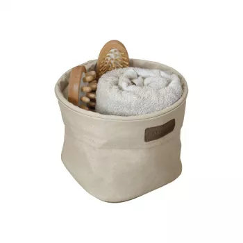 Pudełko tekstylne ORDINETT Fabric Box S 18x18x14cm Ego Ecru