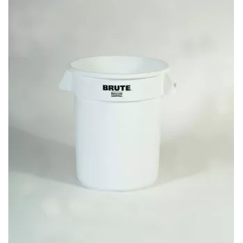 Rubbermaid BRUTE 75,7L biały okrągły pojemnik z kanałami wentylacyjnymi, bez pokrywy FG262000WHT