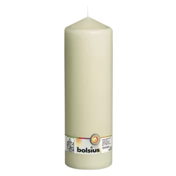 BOLSIUS Abażur cylindryczny do świecznika Ø300x98mm Beżowy