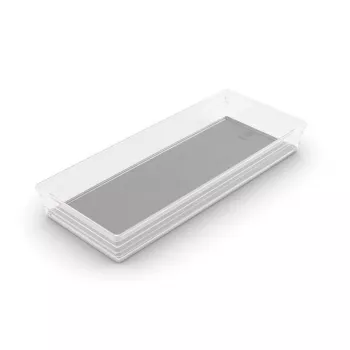 KIS Box Sistemo Organizer 8, 37,5 x 15 x 5 cm, przezroczysty/jasnoszary