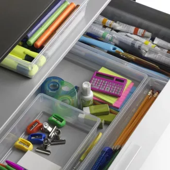 KIS Box Sistemo Organizer 8, 37,5 x 15 x 5 cm, przezroczysty/jasnoszary