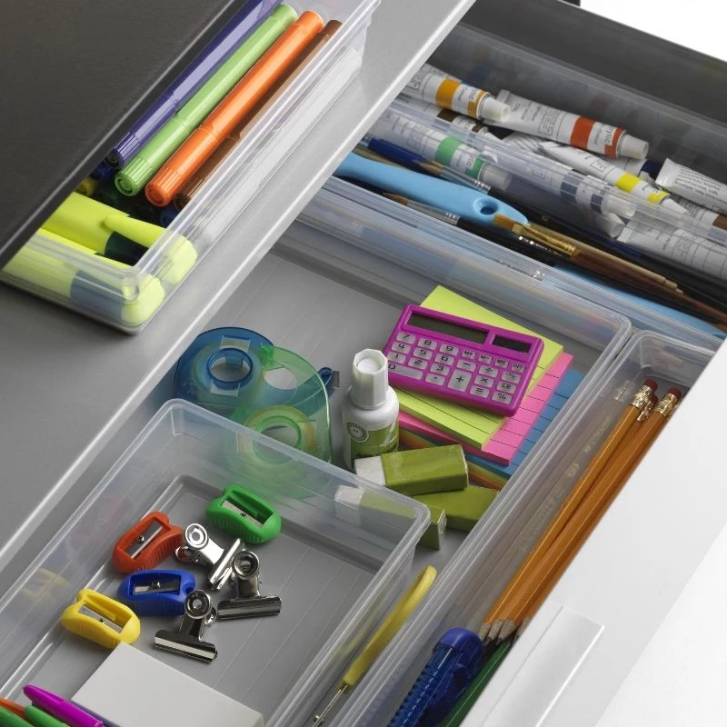 KIS Box Sistemo Organizer 8, 37,5 x 15 x 5 cm, przezroczysty/jasnoszary