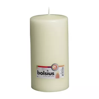 Świeca Bolsius Cylinder Ø200x98mm Beżowa
