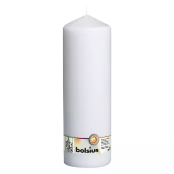 Świeca cylindryczna BOLSIUS Ø300x98mm biała
