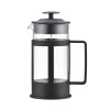 ASI COLLECTION Coffee Press GULFI M 600ml French Press, szkło borokrzemowe, czarno-srebrny