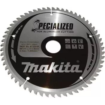 Makita B-33548 SPECIALIZED Tarcza pilarska 210 x 30 mm, 60 zębów, TCT, ATB, do drewna i laminatu