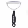 Microplane Peeler XL Obieraczka obrotowa ze stali nierdzewnej klasy chirurgicznej, ergonomiczny uchwyt Soft-Touch, zintegrowany usuwacz oczek ziemniaczanych, czarna