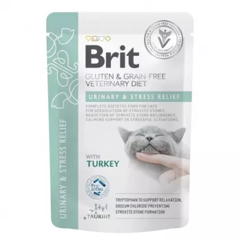 BRIT VD Urinary and Stress Relief Pouch - mokra karma dla kotów - 12x85g