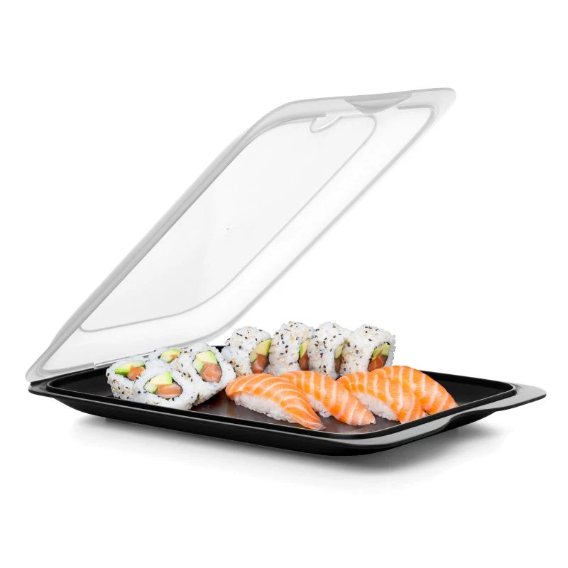 Pojemnik do przechowywania żywności TATAY na owoce i sushi Coctail 17x25,2x3,2 cm Czarny
