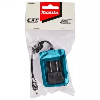 Adapter do akumulatora Makita CXT 12V max Li-Ion z wyjściem DC Barrel Jack (5,5 x 2,1 mm), 2,2A