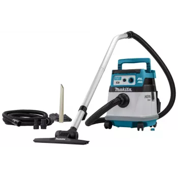 Makita DVC157LZX3 36V LXT Bezszczotkowy Odkurzacz do Pracy na Mokro i Sucho 15L Klasa L AWS Bez Akumulatorów i Ładowarki
