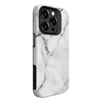 Evelatus Armor Case dla Apple iPhone 15 Pro – hybrydowe TPU+PC, Marble White Custom Print