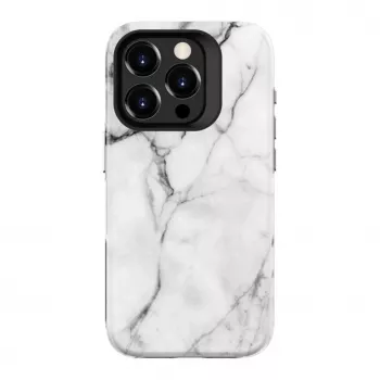Evelatus Armor Case dla Apple iPhone 15 Pro – hybrydowe TPU+PC, Marble White Custom Print