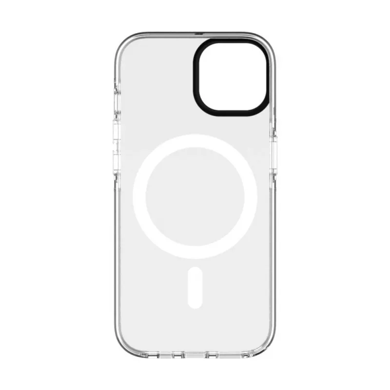 Evelatus Apple iPhone 15 etui PC+TPU z MagSafe Marmurkowy Biały