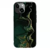 Evelatus Apple iPhone 15 PC Marmurowy Ciemnozielony Etui