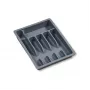KESPER Organizer do Sztućców w Szufldzie Szary 5 Przegród 33x26x5 cm