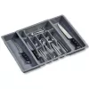 KESPER Organizer do Sztućców w Szufldzie Szary 5 Przegród 33x26x5 cm