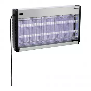 Bartscher IV-65 Elektryczna lampa owadobójcza, 2x15 W rury UV-A, zasięg 150 m², siatka 2500 V, montaż ścienny/wolnostojący, aluminium/plastik