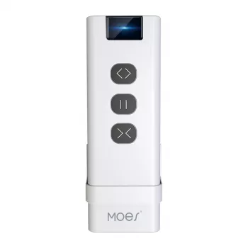 MOES YK2169 ZigBee 3.0 Bezprzewodowy Przełącznik Scen, 4-kanałowy, 12 Scen, Zasilany Bateryjnie, Biały