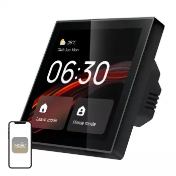 Panel sterowania MOES CCP-TY-LN Wi-Fi/ZigBee z 4 inch wyświetlaczem LCD