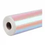 HTVRONT Holograficzna folia samoprzylepna, 30,5 cm x 90 cm (różowo-fioletowa)