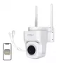 MOES WCM-B66 3MP zewnętrzna kamera IP Wi-Fi z detekcją AI człowieka, nocną wizją w pełnym kolorze, obrotem/pochyleniem, dwukierunkowym audio, wodoodpornością IP66