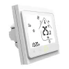 MOES BHT-002 Wi-Fi LCD Inteligentny Termostat do Ogrzewania Wody, Ekran Dotykowy, Sterowanie Aplikacją i Głosem, Biały