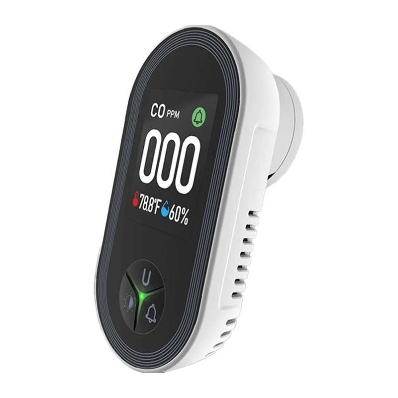 Czujnik tlenku węgla MOES S02-CO, Zigbee 3.0, wyświetlacz LCD, alarm 85dB