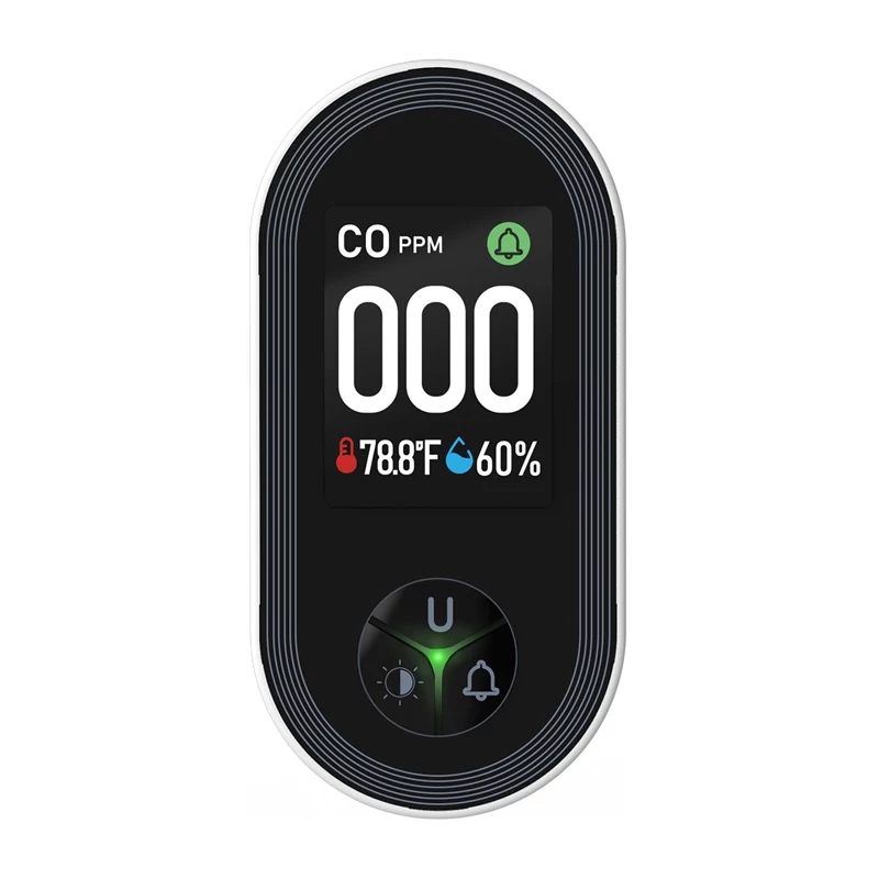 Czujnik tlenku węgla MOES S02-CO, Zigbee 3.0, wyświetlacz LCD, alarm 85dB