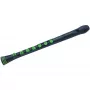 NUVO Recorder+ NURG320BGR flet prosty sopranowy, palcowanie niemieckie, czarno-zielony