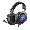 Defender EPIC PRO 7.1 Wirtualny Dźwięk Przestrzenny RGB Zestaw Słuchawkowy dla Graczy z Mikrofonem, USB, Czarny