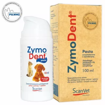 Scanvet Zymodent Enzymatyczna Pasta do Higieny Jamy Ustnej dla Psów i Kotów, 100 ml