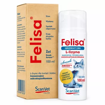 Scanvet Felisa Żel na Hairball dla Kotów, 100 ml